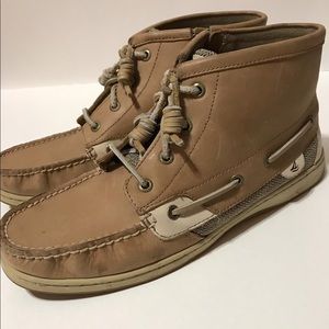 Sperry Top Sider Men Tan Brown Leather Chukka Boot